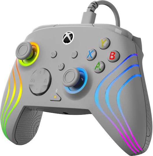 Turtle Beach Afterglow Wave Wired Gamepad with Hall Effect Sticks for PC Xbox Series Gray