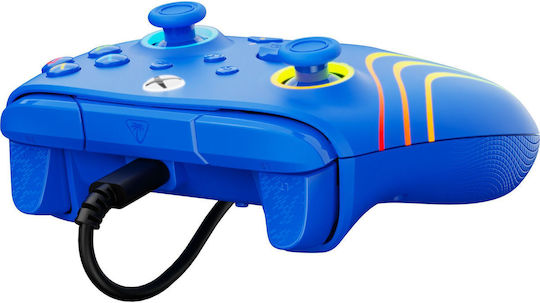 Turtle Beach Afterglow Wave Ενσύρματο Gamepad με Hall Effect Sticks για PC / Xbox Series Μπλε