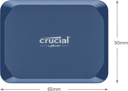 Crucial X10 USB 3.2 Външен SSD 1TB 2.5" Син