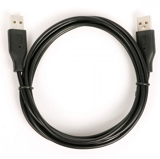 TB Touch USB 2.0 Cable USB-A male - USB-A male Μαύρο 1.8m (AKTBXKU1PAAW18B)