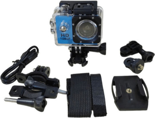 Andowl Qk777 Action Camera Full HD (1080p) με Οθόνη 2" Μαύρη