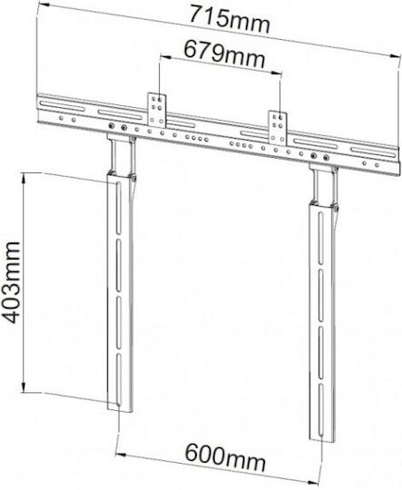 Techly Soundbar Base Up To 10kg Universal Mounting For Tv Or Tv Stand