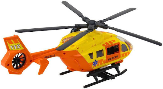Lean Toys Rescue Remote Controlled Helicopter Orange