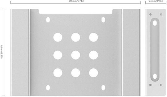 Orico Ac52535-1s Hdd Ssd Adapter 2.5/3.5 5.25 Silver