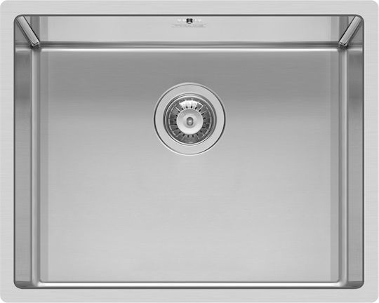 Pyramis Astris 1b Ισόπεδος Inox Brushed Μ50xΠ40cm Ασημί