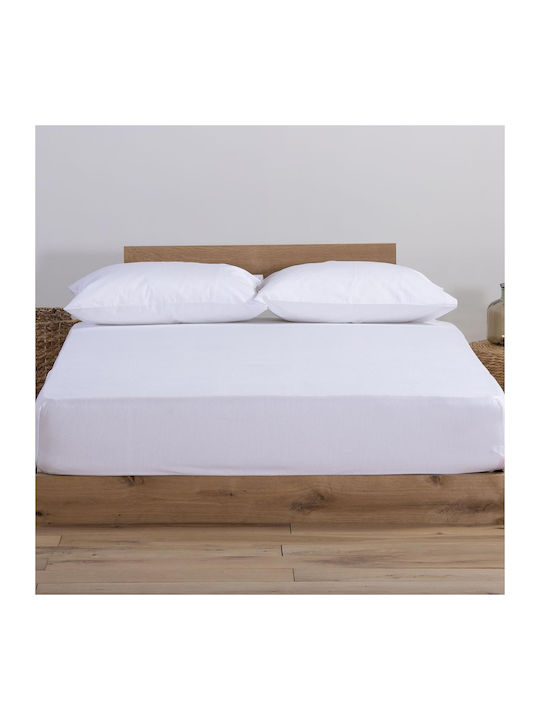 Nef-Nef Homeware Cearșaf Single cu Elastic 100x200+30cm. Jersey 730 Bej
