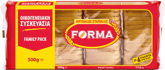 Φορμα Φρυγανια Σιτου Family Pack 500gr
