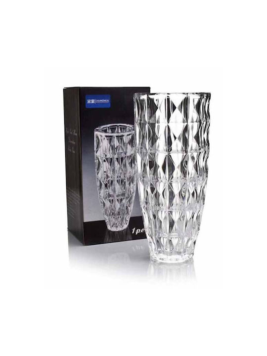Decorative Vase Prisma Transparent 13x28cm