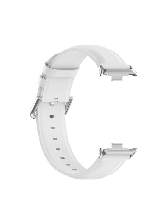 Curea Piele Alb (Smart Band 9 Pro)