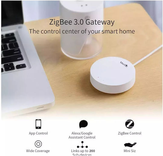 Smart Gateway Zigbee Συμβατό με Google Home & Alexa