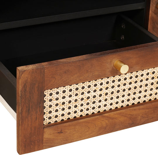 Bufet din Lemn Masiv cu Sertare Maro 105x33.5x46cm