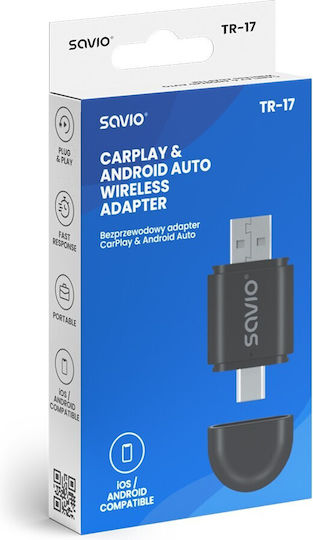 Autozubehör Savio Carplay&Android Adapter