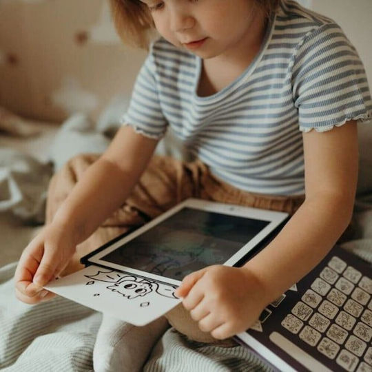 Kidywolf Kids Writing Tablet LCD Screen 30 Cards Dinosaurs