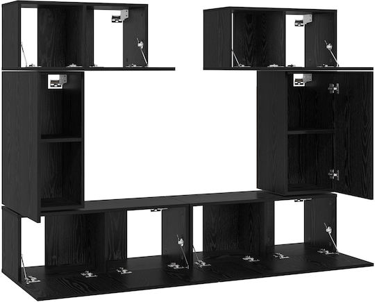 Животно помещение ТВ единица Black Oak Д80xШ30xВ30бр
