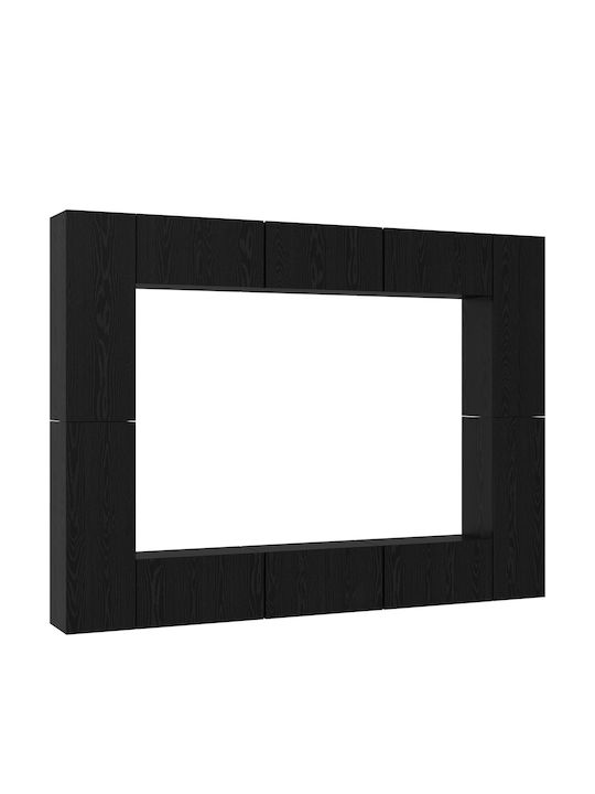 Wohnzimmer TV-Einheit Black Oak L30.5xB30xH90cm