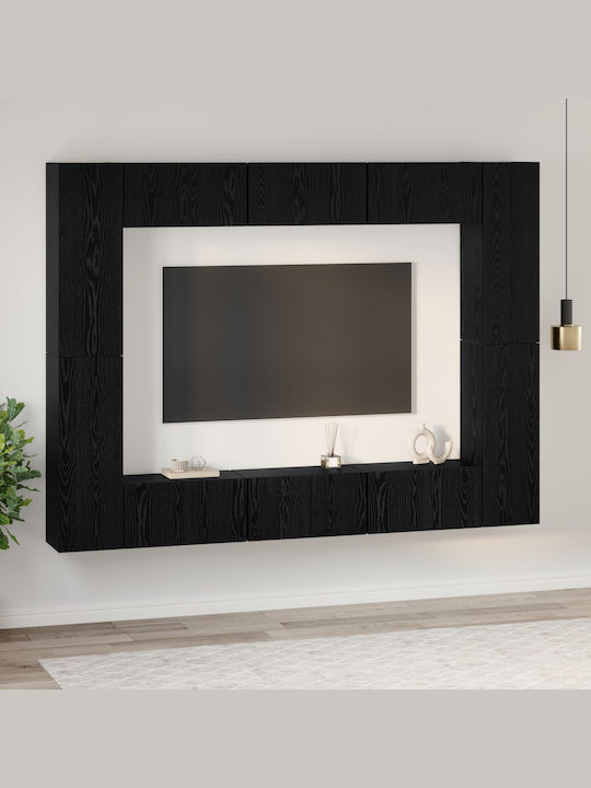 Wohnzimmer TV-Einheit Black Oak L30.5xB30xH90cm