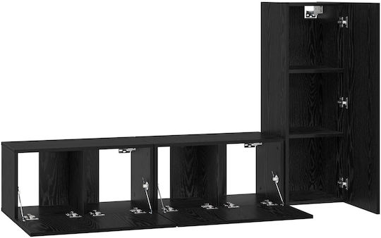Животно помещение ТВ единица Black Oak Д150.5xШ30xВ90бр