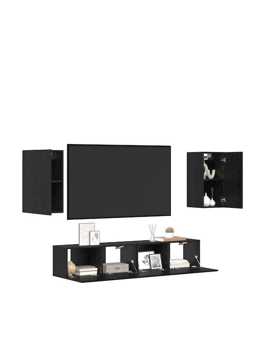 Животно помещение ТВ единица Black Oak Д80xШ30xВ30.5бр