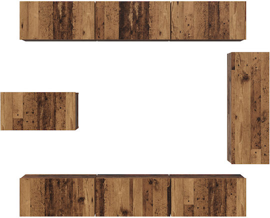 Животно помещение ТВ единица Old Wood Д30.5xШ30xВ90бр