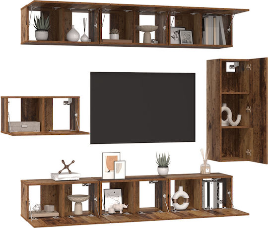 Животно помещение ТВ единица Old Wood Д30.5xШ30xВ90бр
