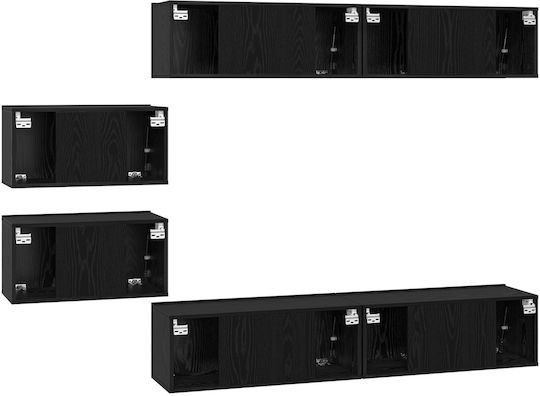 Животно помещение ТВ единица Black Beech Д80xШ30xВ30.5бр
