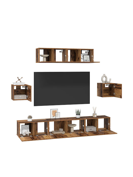Living Room TV Unit Old Wood L80xW30xH30cm