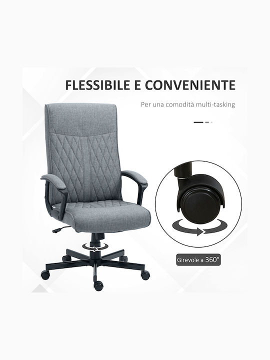 Vinsetto Office Chair with Grey Recline