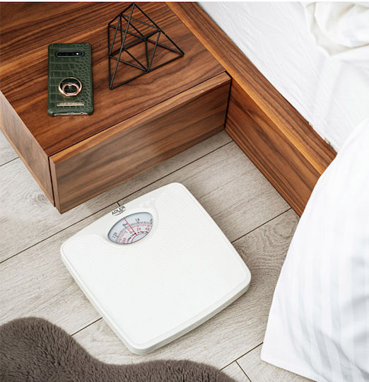 Adler Mechanical Bathroom Scale White AD 8151