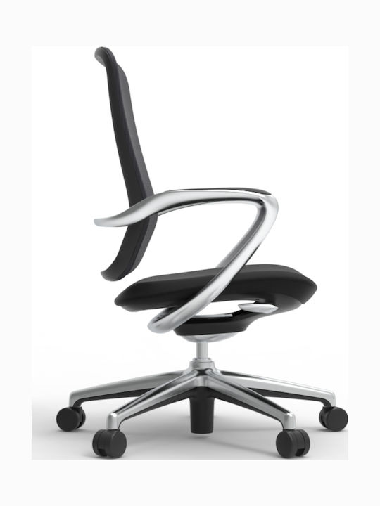 ErgoAction Princess Glossy Bürostuhl mit Neigen Schwarz