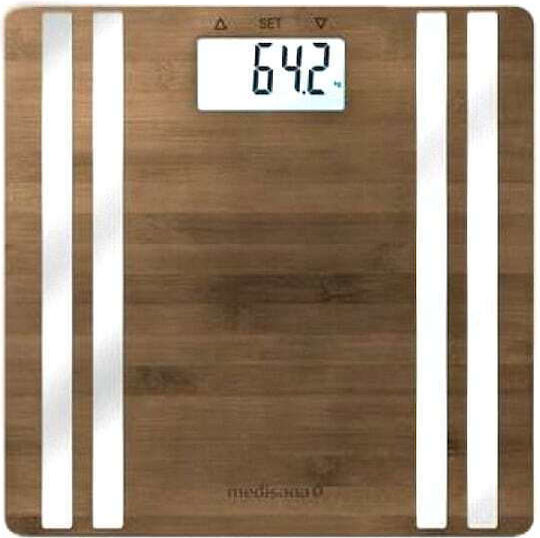 Medisana BS 552 Bamboo Smart Ζυγαριά 150kg με Λιπομετρητή & Bluetooth Καφέ