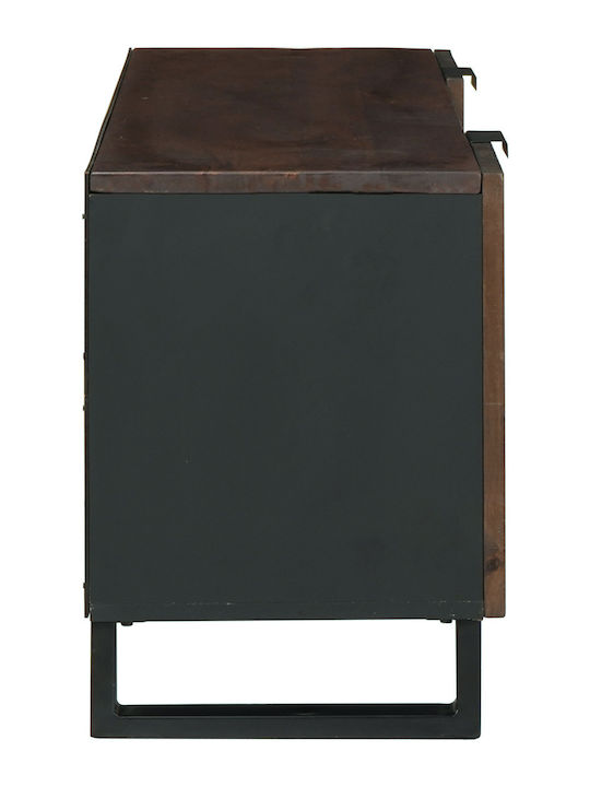 TV Stand Made of Solid Wood Brown M105xD33.5xH46cm