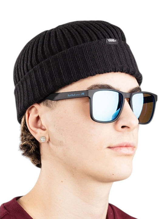 Red Bull Spect Unisex Γυαλιά Ηλίου με Μαύρο Κοκκάλινο Σκελετό και Γαλάζιο Polarized Φακό