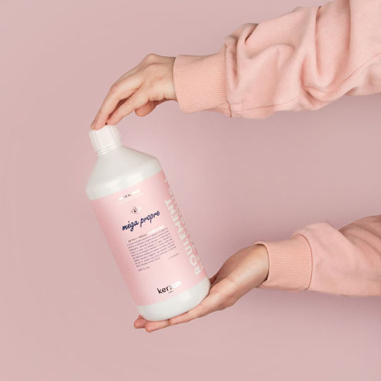 Kerzon Méga Propre Lichid Detergent cu Aromă Τριαντάφυλλο pentru Sensibil & Culori Haine 3lt (90 Cupe de măsurare)