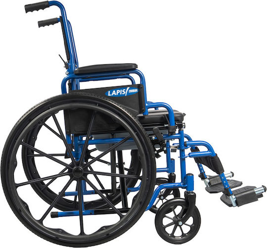 Mobiak Lapis Scaun Cu Rotile 24" Pentru Baie Pliabil Lățimea Scaunului 64cm 0815000
