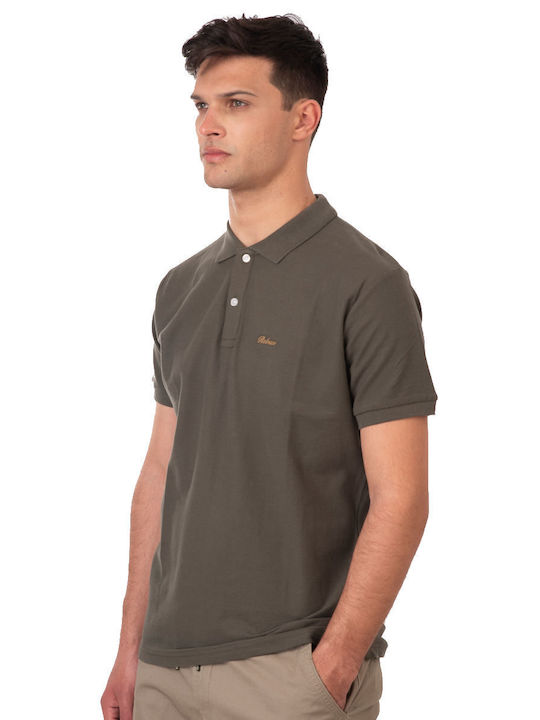 Polo Men's Short Sleeve Shirt Dark Green