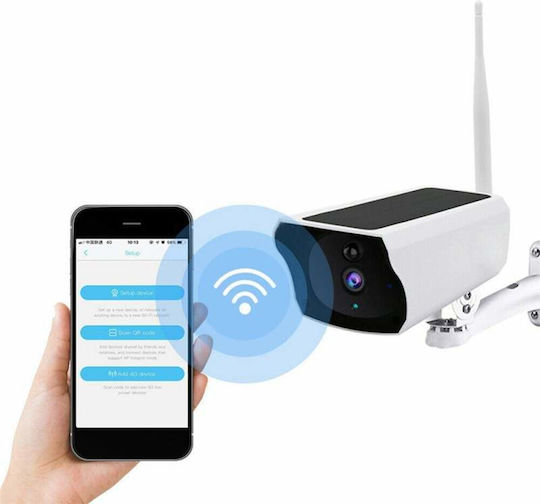 IP Cameră de Supraveghere Wi-Fi Full HD 1080p Rezistentă la apă Pe baterii cu Comunicare Bidirecțională și Lentilă 4mm