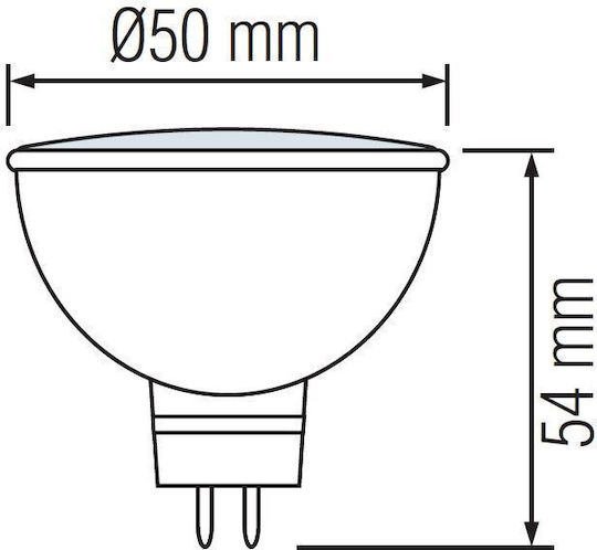 Horoz Electric Fonix-6 LED Bulb 6W for Socket GU5.3 Warm White 390lm