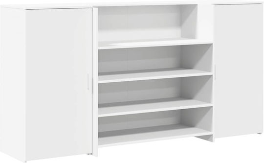 vidaXL Birou Receptie Profesional 200x50x103.5cm Cu Dulap
