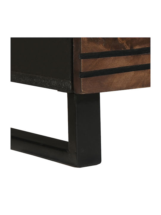 Sideboard made of Solid Wood with Drawers Brown 60x33.5x100cm