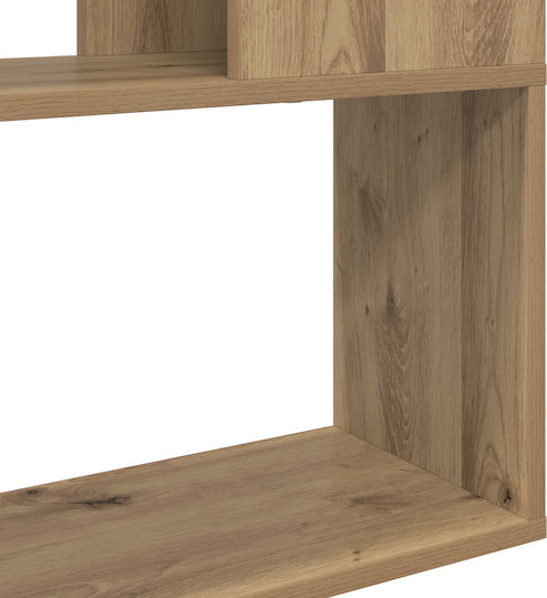 Библиотека Масивен Дъб 80x24x124см