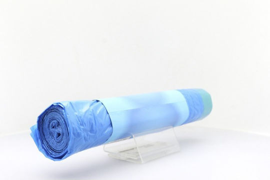 Lux Plast Σακούλες Απορριμάτων με Κορδόνι 95x70см 10бр Син