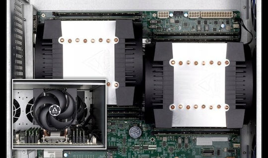 Arctic Freezer 4U-M Rev. 2 CPU Kühlung Doppellüfter für Socket / Schwarz