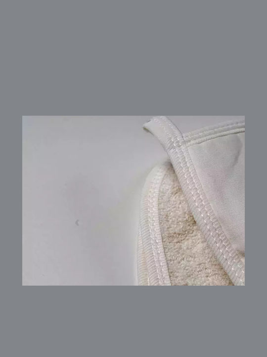 Hooded Baby Bath Towel white