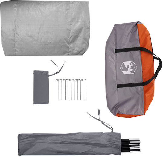Vidaxl Bicycle Storage Tent Roof Air Storage Air Gray Orange