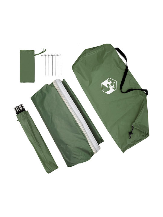 vidaXL Tenda laterală Terasă Verde x2m