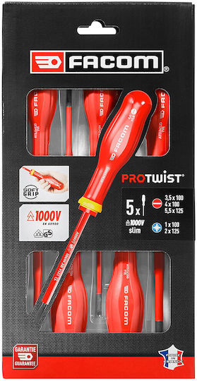Facom Set Șurubelnițe Electricianului 1000V