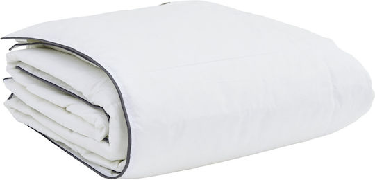 vidaXL Husă de Pilotă Single 140x220 Alb