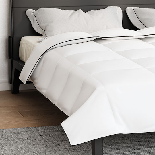 vidaXL Παπλωματοθήκη King Size 260x220 Λευκό