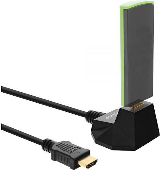 InLine Angle Cable HDMI male - HDMI female 3m Μαύρο