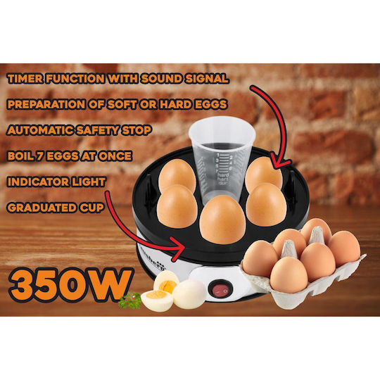 Hausberg Egg Cooker 7 Positions 350W Gray